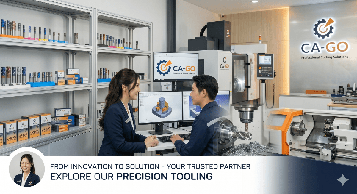 ทีมงาน CAGO และเครื่องมือตัดสำหรับอุตสาหกรรม CNC